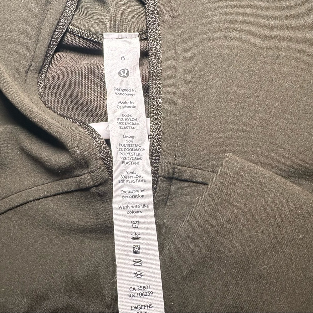 Lululemon Define Jacket Luon Size 6 Dark Olive Green NWT Without Tags - Picture 3 of 5